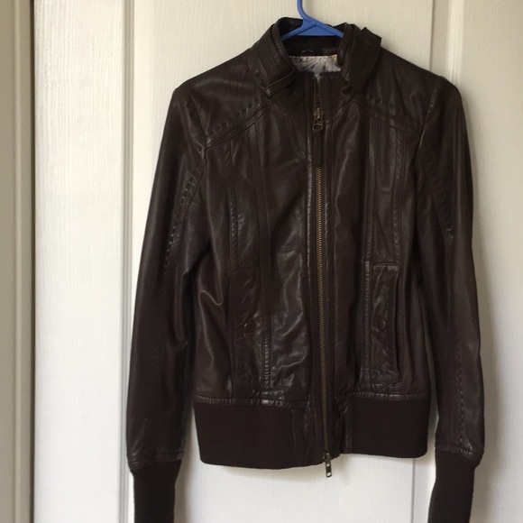 Aritzia leather jacket - Picture 1 of 5